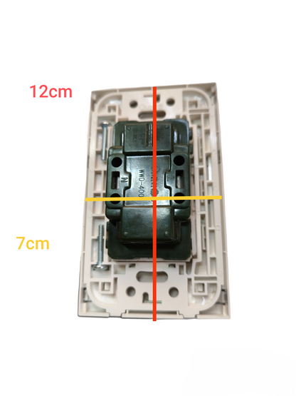 Omni Duplex Flat Pin Outlet 15A 250V with Stainless Plate Cover WWP-113S+WWD-400