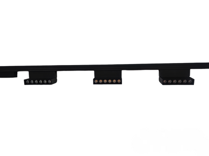 ILLUMIQ TERRA Magnetic Track Light 1 Meter 26mm with 3pcs 6W LED Foldable Grille Track Light Warm White 3000K 220V