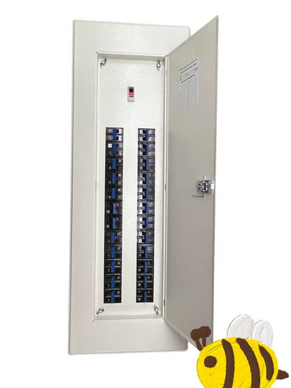 Koten & Taiyou Panel Board 250A 2Pole 250SPS Main with 24 Branches 2Pole Bolt On DZ12-60C