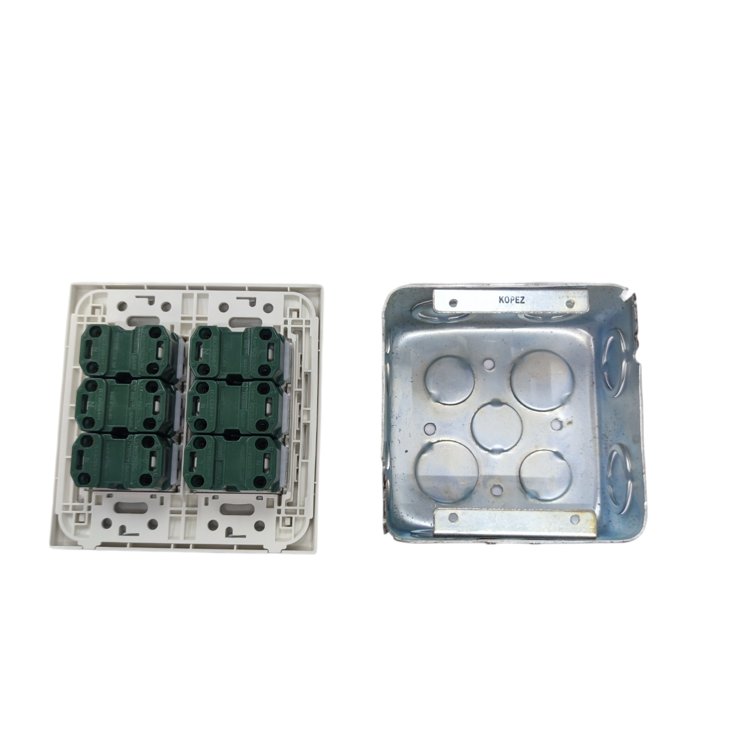 Panasonic 6 Gang Universal Outlet with Utility WEG6806+(6XWEG10919-5)+Utility