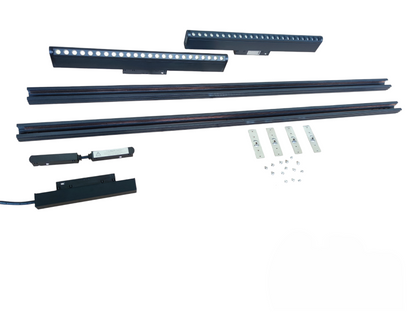 ILLUMIQ TERRA Magnetic Track Light 2 Meters 26mm with 4pcs 12W LED Rotary Grille Track Light 220V Cool White 4000K