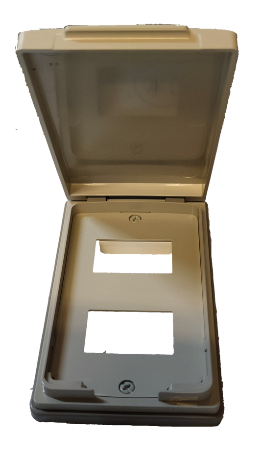 Panasonic Weatherproof Plate 2 Gang Wide Series, 2 Gang Weatherproof Plate Cover WEG7902
