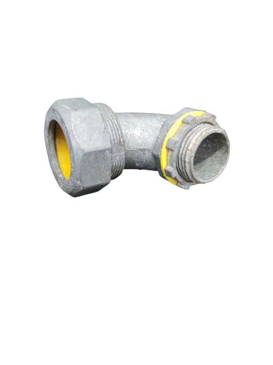 Liquid Tight Angle Connector, Liquid Tight Elbow Available in 1/2, 3/4, 1, 1 1/4, 1 1/2, 2, 2 1/2, 3" and 4"