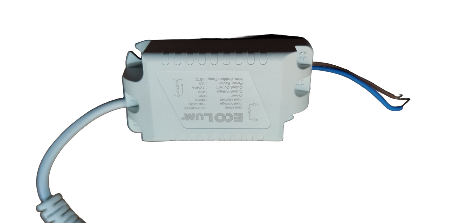 Ecolum 12W Daylight Surface Slim Downlight 6 inch 220V 6500K 6" LED Round Downlight