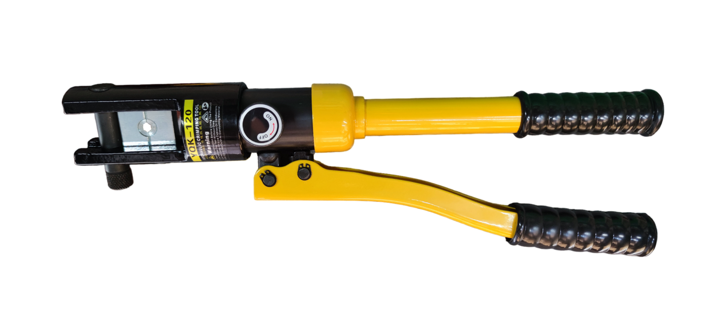 Grippes Crimper Pliers for Terminal Lugs 10mm - 120mm ( YQK-120), Hydraulic Crimping Tool for Terminal Lugs