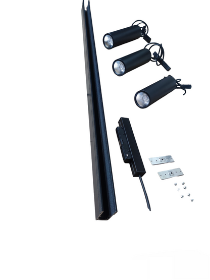 Magnetic Track Light 1 Meter 50mm with 3pcs 6W LED Pendant Track Light 220V Cool White 4000K ( ILLUMIQ TERRA)