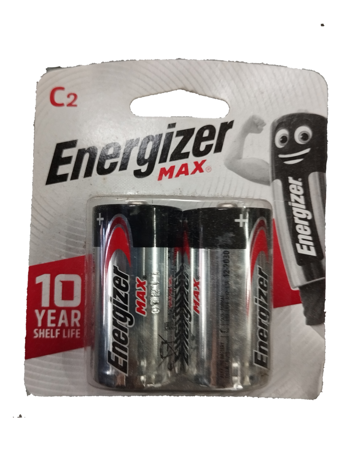 Energizer Size C Battery 1.5V Alkaline LR14 C BP2 Packs of 2