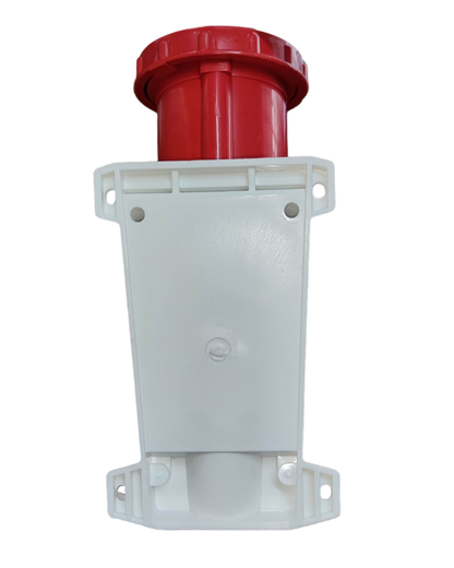 Grippes 63A 3P+E+N Industrial Outlet 5 Pins 220V IP67 #135 Wall Type IEC309-2