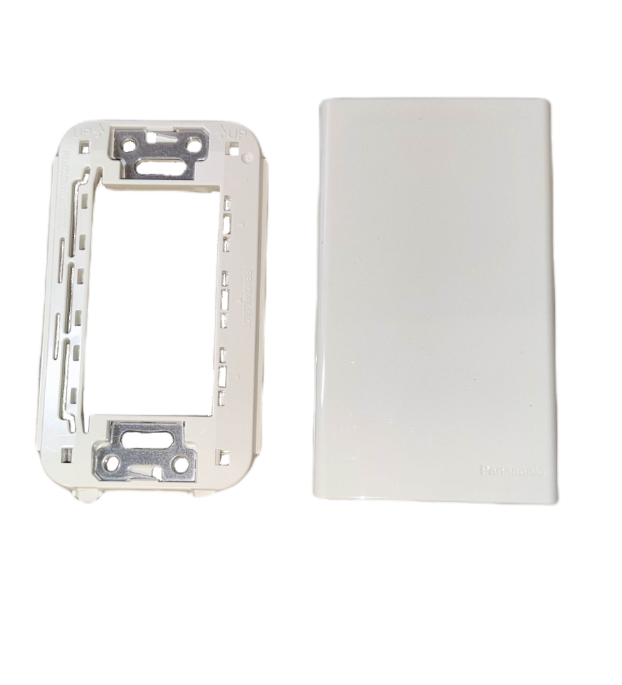 Panasonic Blank Plate Wide Series , Blank Plate Cover, Utility Box Cover, Switch Cover WEG6891W-1