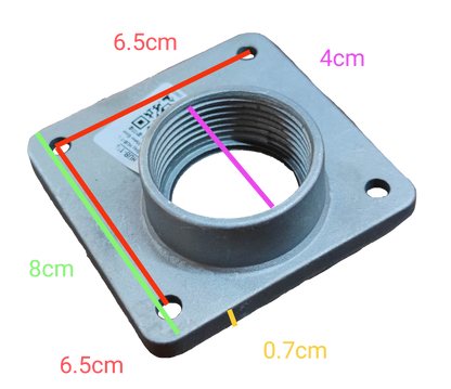 Local Meter Base Hub 1 1/4, KWH Meter Base Hub