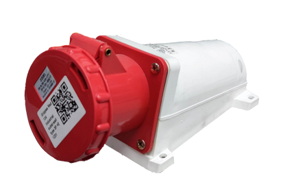 Grippes 63A 3P+E Industrial Outlet 6h 380-415V IP 67 (4 Pins) IEC 6309-2 #134