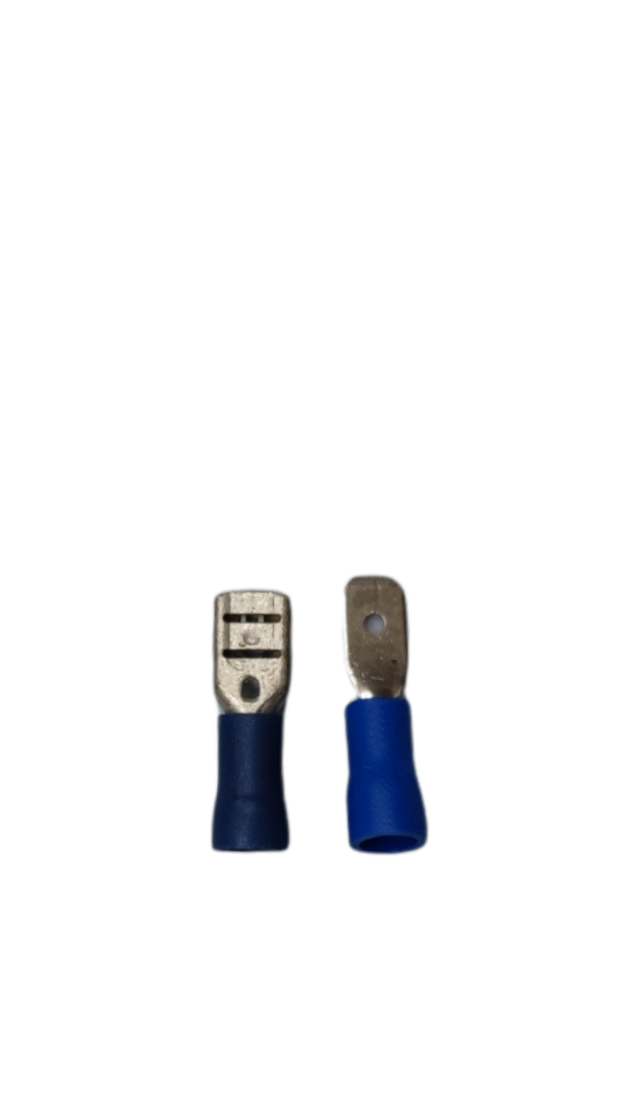 6mm male and female spade lugs for secure electrical connections in various projects