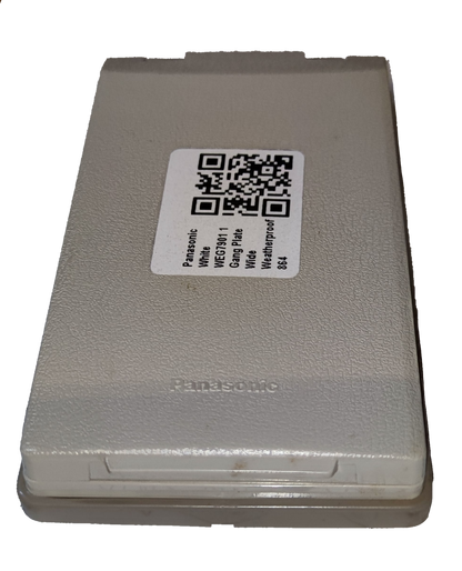 Panasonic Weatherproof Plate 1 Gang Wide Series, 1 Gang Weatherproof Plate Cover WEG7901