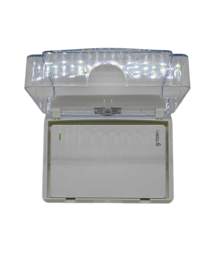 Grazen Weatherproof Plate Cover with Door Bell Switch 16A 220V WC-019-W+GW-018