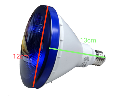 Omni 15W PAR 38 E27 220V Blue  LPR38E27-15W/B, LED PAR 38 15W E27 220V Blue