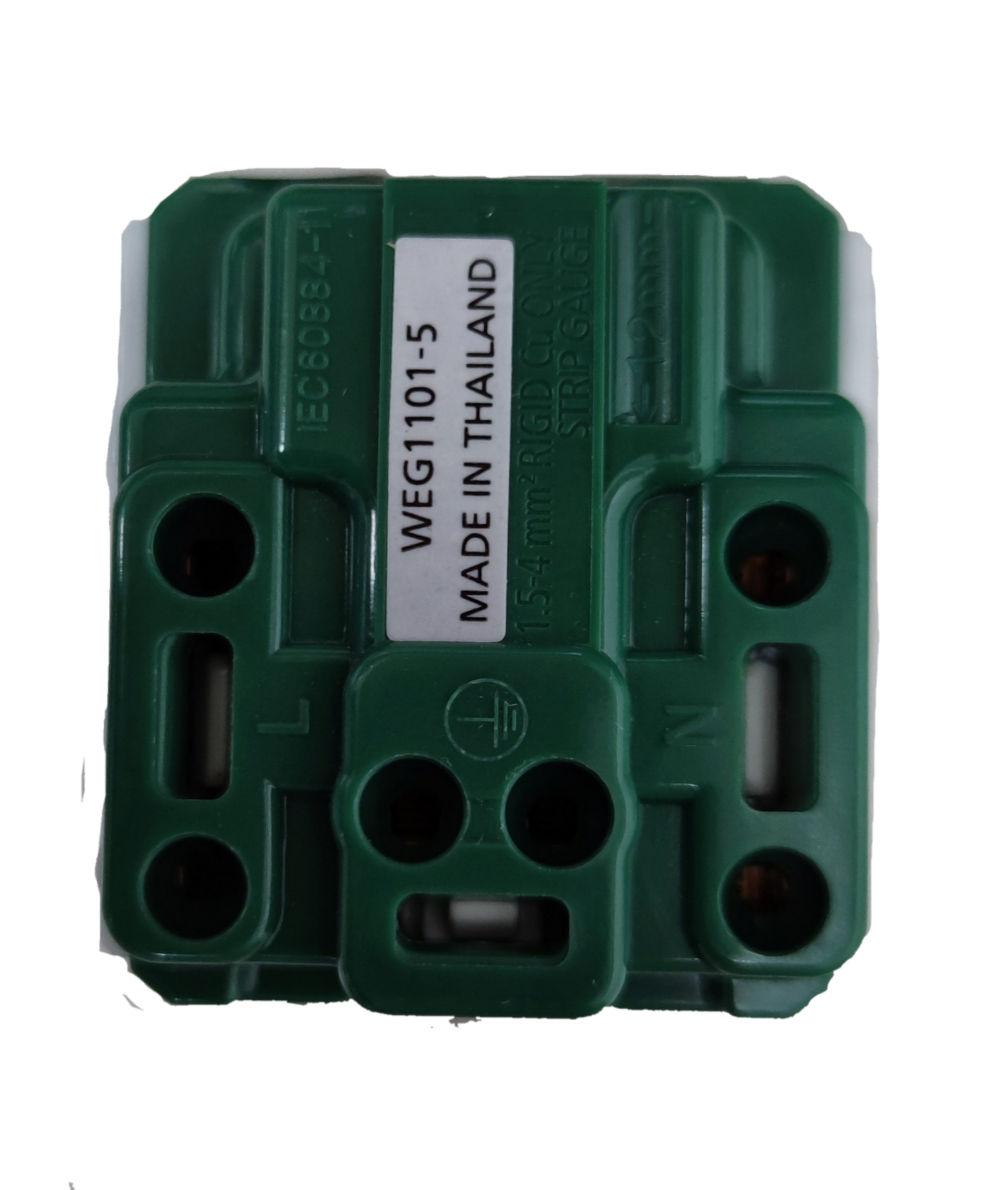 Panasonic 3 Wire Grounding Receptacle, Quick Connect Terminal 16A 250V 10PCS , Flat Pin with Ground Center Device 10PCS WEG1101-5