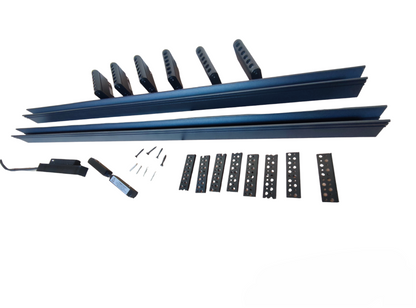 ILLUMIQ TERRA Magnetic Track Light 2 Meters 50mm with 6pcs 6W Rotary Grille Track Light 220V Warm White 3000K