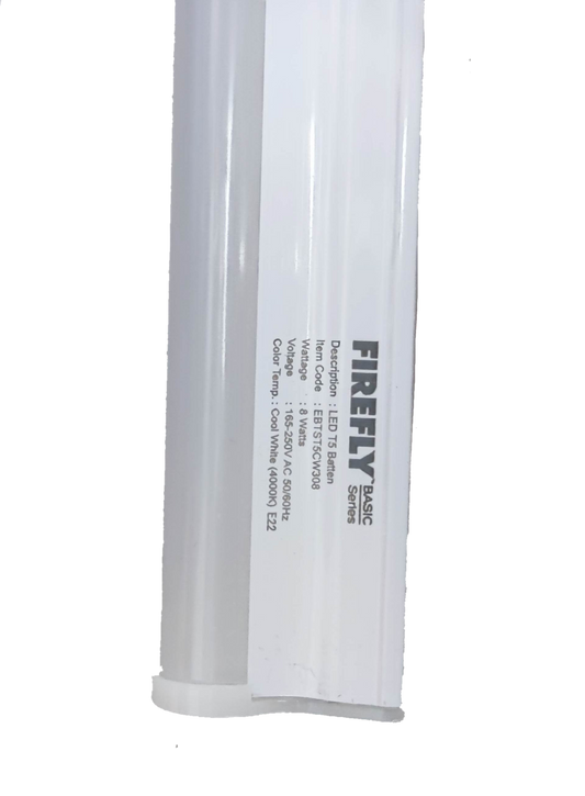 Firefly 8W T-5 LED Batten 220V 575mm  Cool White 4000K