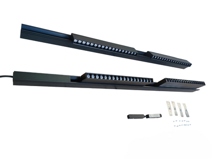 Magnetic Track Light 2 Meters 50mm with 4pcs 18W LED Foldable Grille Track Light 220V Warm White 3000K ( ILLUMIQ TERRA)