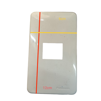 Panasonic 1 Gang Face Plate Full Color Series WNF 6801W-PH