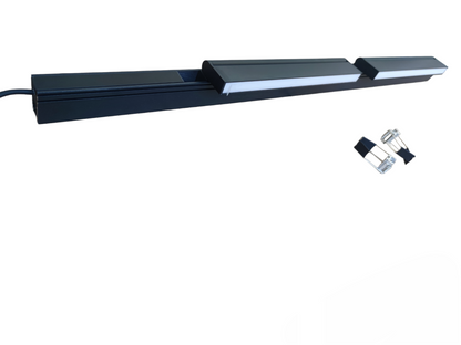 ILLUMIQ TERRA Magnetic Track Light 1 Meter 50mm with 2pcs 18W LED Foldable Flood Track Light Cool White 4000K 220V