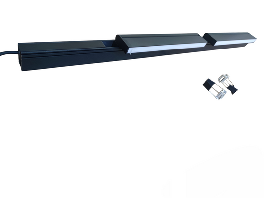 ILLUMIQ TERRA Magnetic Track Light 1 Meter 50mm with 2pcs 18W LED Foldable Flood Track Light Daylight 6500K 220V