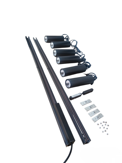 ILLUMIQ TERRA Magnetic Track Light 2 Meters 26mm with 6pcs 6W LED Pendant Track Light 220V Cool White 4000K