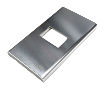 Omni 1 Gang Plate Chrome Cover Device WWP-110S