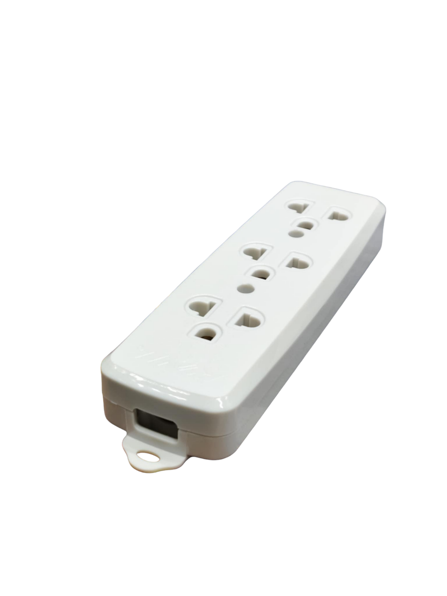 Royu 3 Gang Universal Outlet with 1 Gang Flat Pin Outlet 250V 10A REDOU503