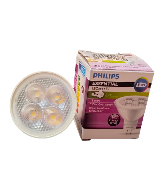 Philips 5W LED MR16 GU5.3 12VDC Daylight  MR-16 LED 5W GU 5.3 12V DC 6500K Daylight