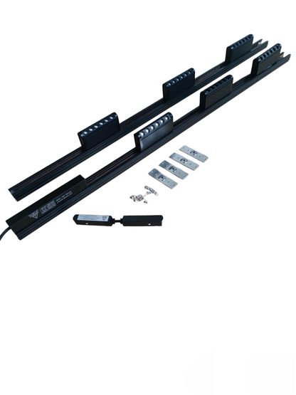 LED Magnetic Track Light 2 Meters 26mm Magnetic Track with 6pcs 6W LED Rotary Grille Track Light 220V Warm White 3000K ( ILLUMIQ TERRA) Series 20