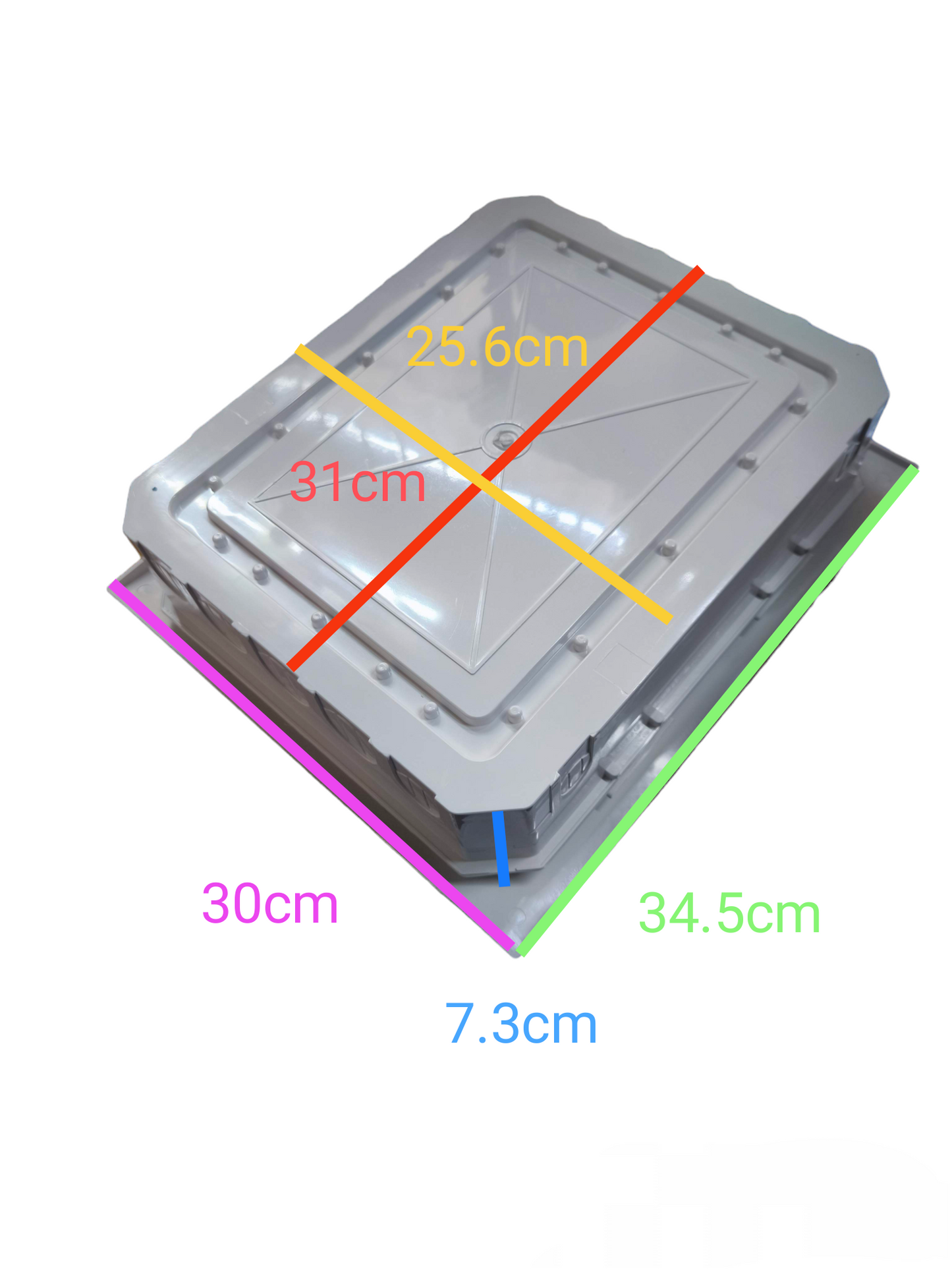 Chint 24 Ways Surface Type Distribution Panel For Miniature Circuit Breaker with Bus Bar , 24 Way Surface type Panel Board