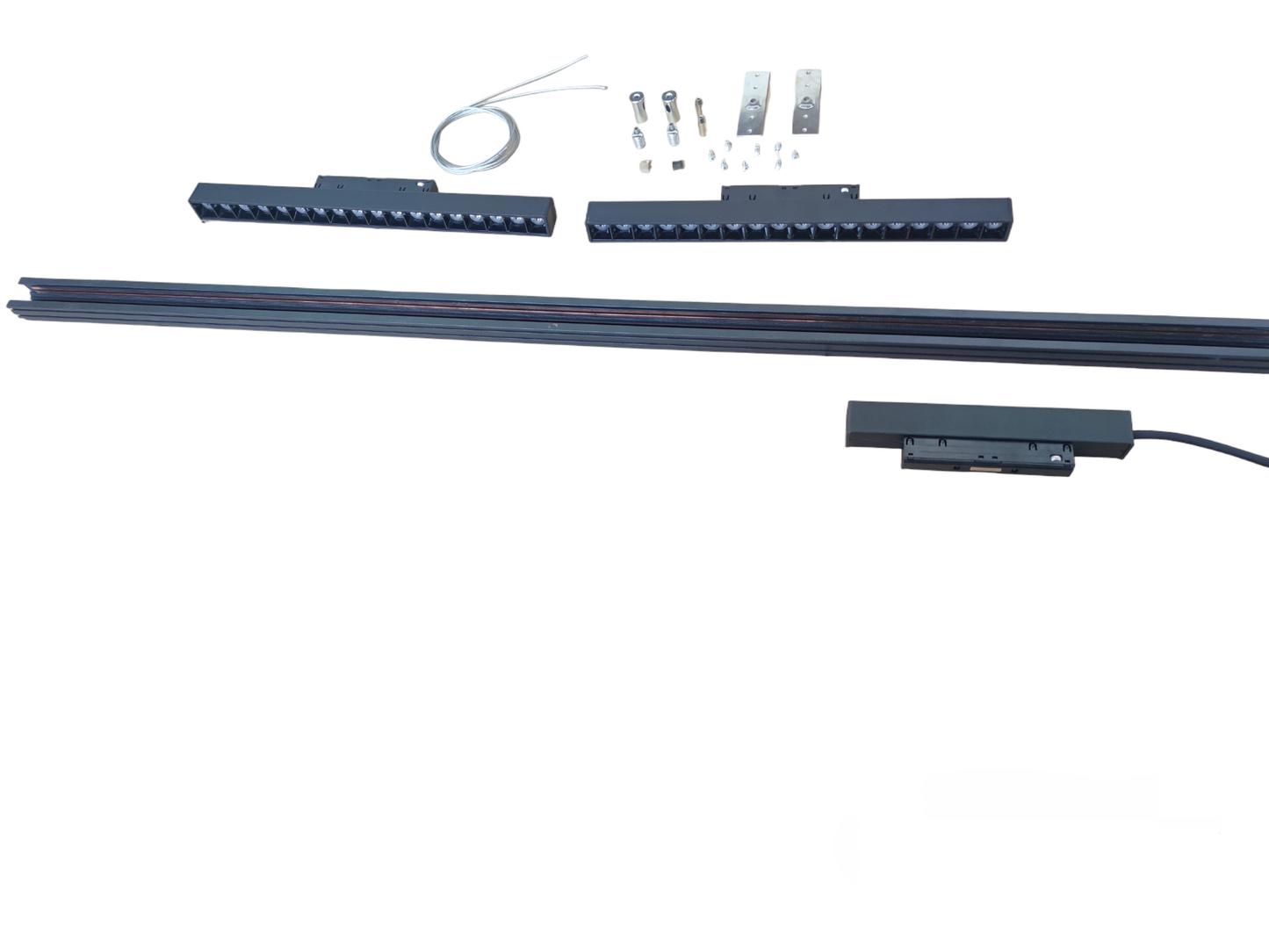 ILLUMIQ TERRA Magnetic Track Light 1 Meter 26mm with 2pcs 18W LED Grille Track Light Daylight 6500K 220V 20 Series