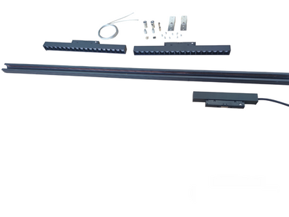 ILLUMIQ TERRA Magnetic Track Light 1 Meter 26mm with 2pcs 18W LED Grille Track Light Cool White 4000K 220V 20 Series