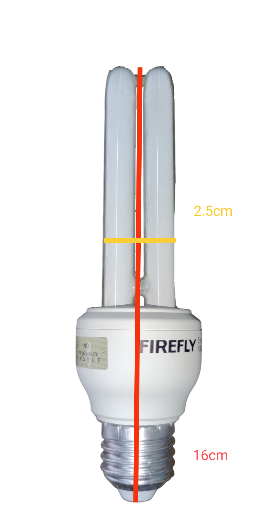 Firefly 13W CFL E27 220V 2U Warm White 3000K