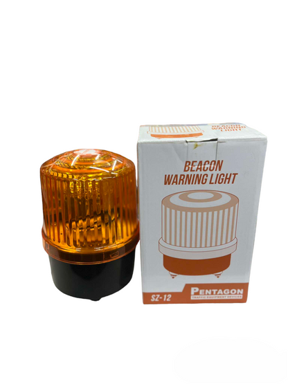Pentagon Warning Light Revolving Light Available in Amber or Red Color 12V or 24VDC