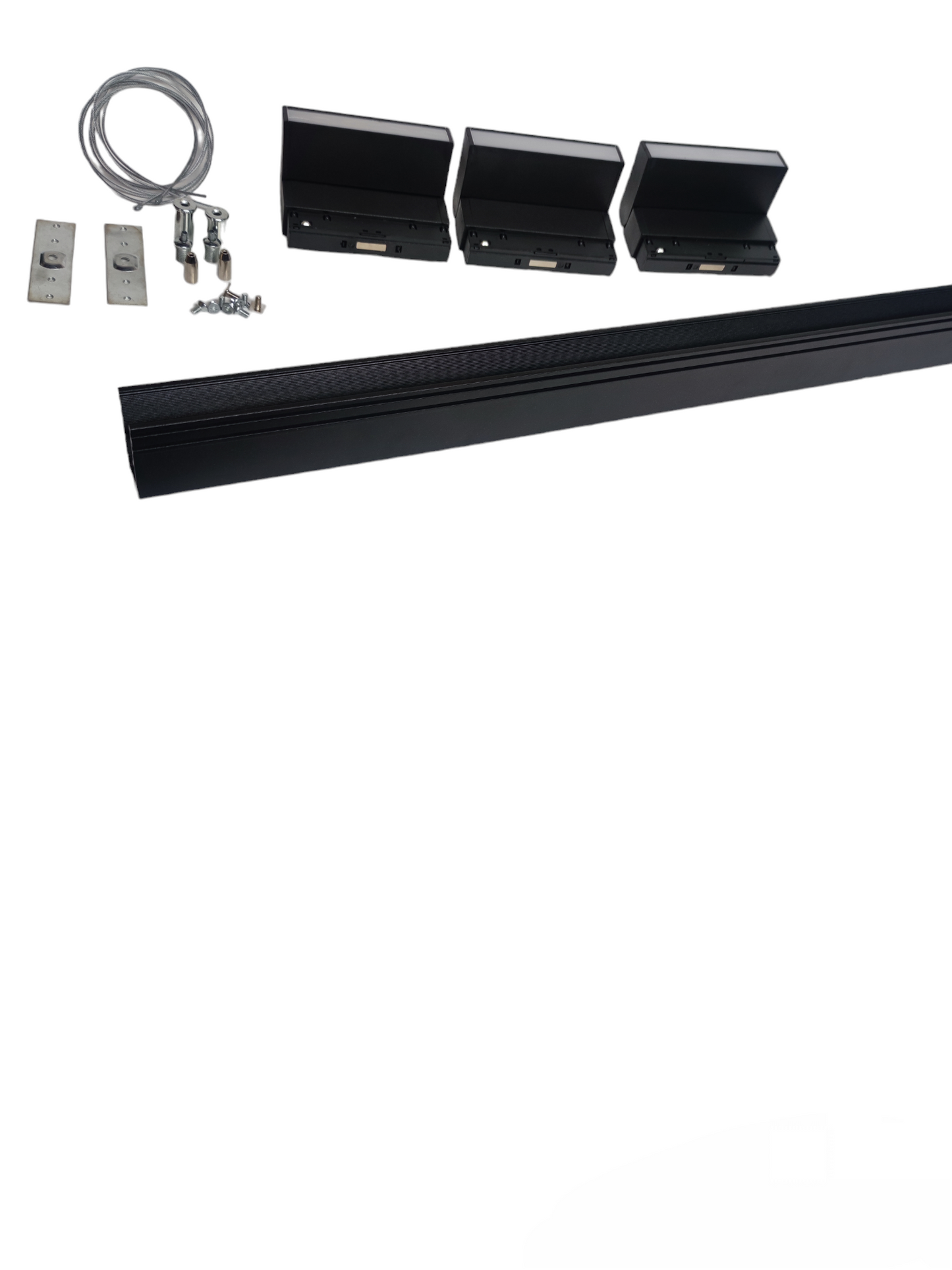 ILLUMIQ TERRA Magnetic Track Light 1 Meter 50mm with 3pcs 6W LED Foldable Flood Track Light Warm White 3000K 220V