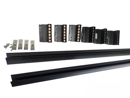 ILLUMIQ TERRA LED Magnetic Track Light 2 Meters 50mm with 6pcs 6W LED Foldable Grille Cool White 4000K 220V Series 20