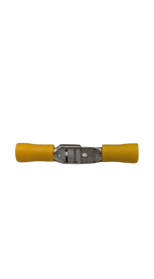 7mm spade connector with insulation head for secure electrical connections