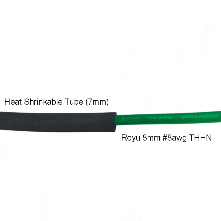 Heat Shrinkable Tube Black (7mm)
