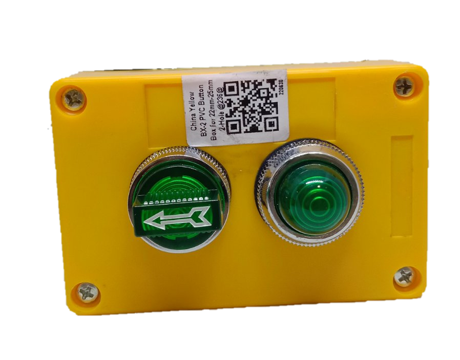 Auspicious 3 Position Pilot Lamp and Illuminated Selector Switch Green with Box