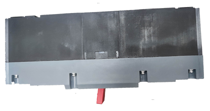 Himel 800A Industrial Circuit Breaker 3 Phase with black and gray casing and red toggle switch