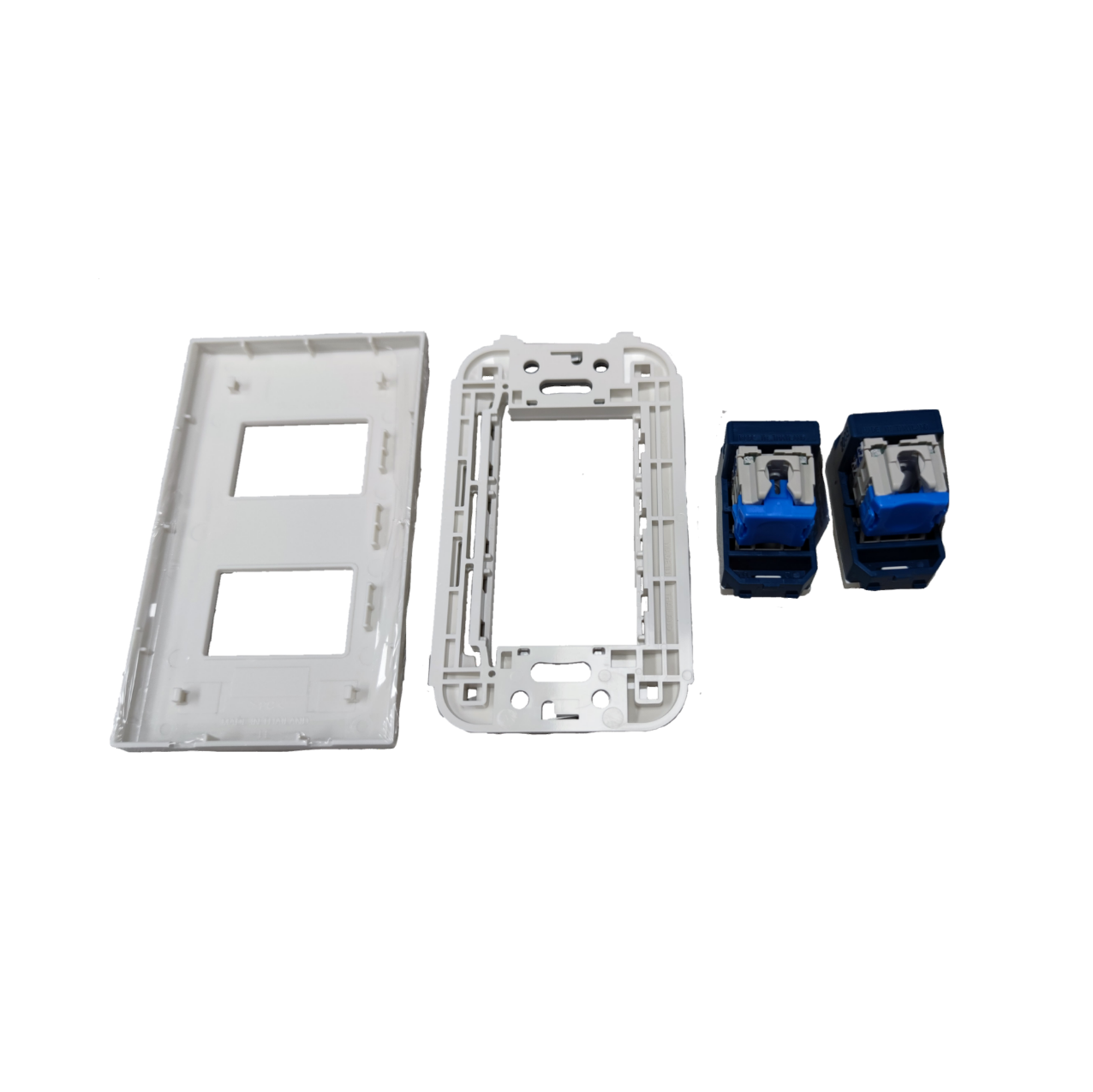 Panasonic 2 Gang Data Outlet CAT6 with Plate WEG24886 x 2pcs / WEG6802W-1