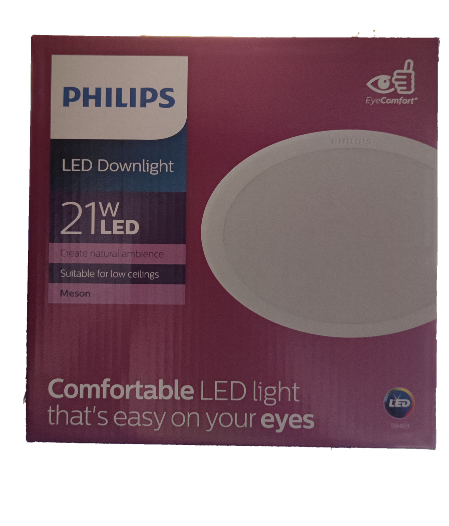 Philips LED Downlight 21W Cool Daylight 220V (7.4") Philips 59469 Meson 6500K