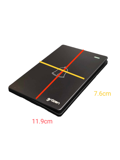 Grazen 1 Gang Door Bell Switch 16A 220V with Plate Cover GW-018 Available in Black, Grey, White and Gold