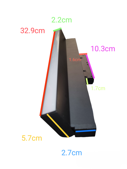 ILLUMIQ TERRA 18W Magnetic Track Light Flood Foldable Type 48V (3000K)