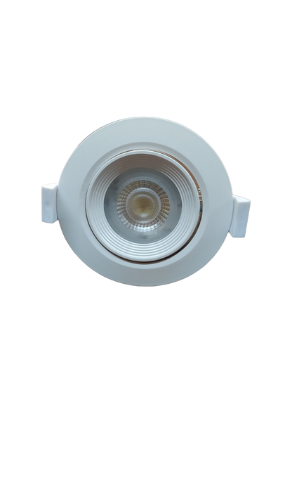 Ecolum 7W Daylight Tiltable Recessed Downlight 3.5 inch 220V 6500K 3.5" LED Downlight Swivel 220V 6500K Flush