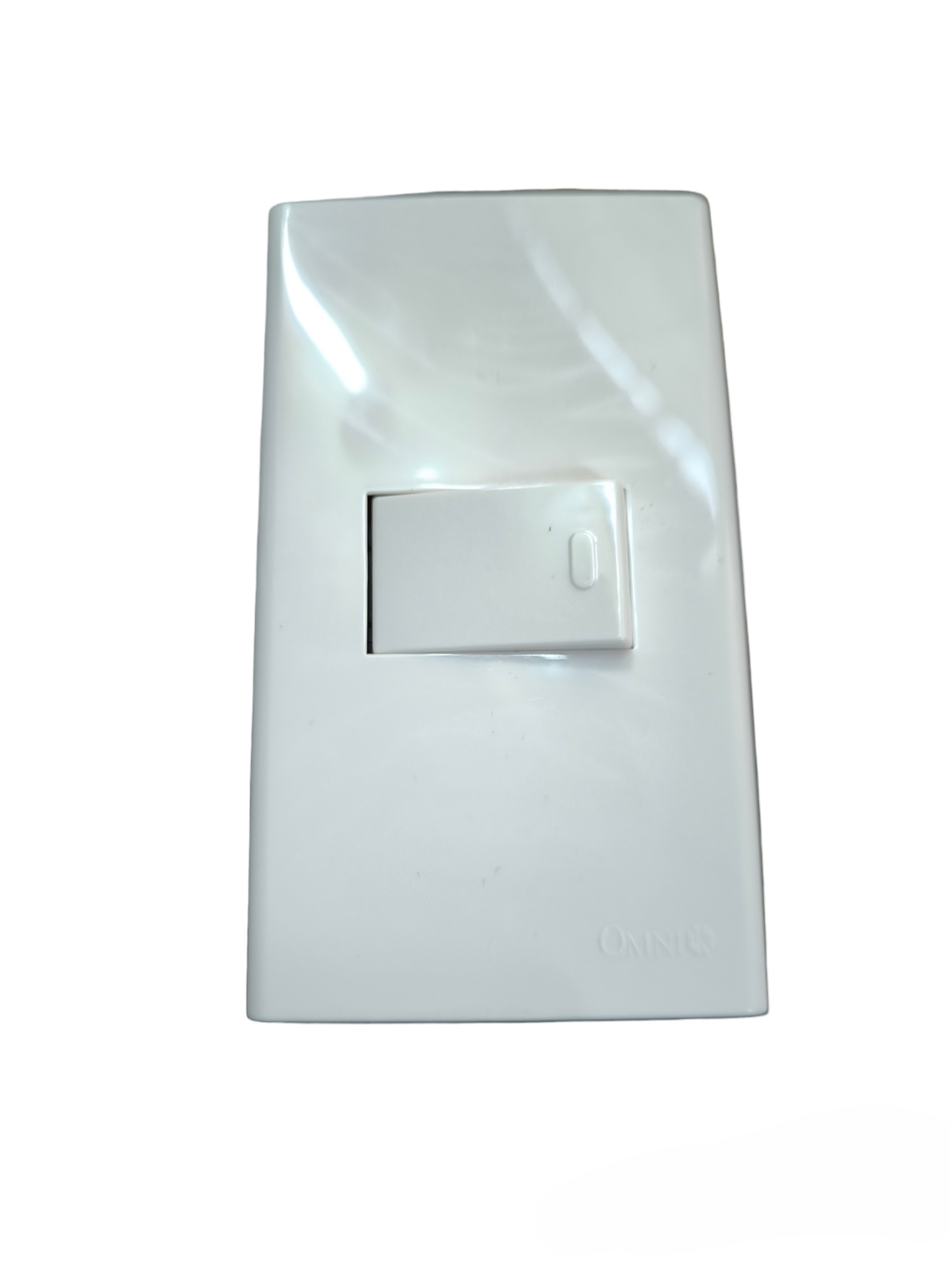 Omni 1 Gang 1 Way Switch with Plate Wide Series 16A 250V WWP-110+WWS-213