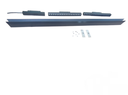 Magnetic Track Light 1 Meter 50mm with 2Pcs 18W LED Grille Track Light 220V Daylight 6500K ( ILLUMIQ TERRA)