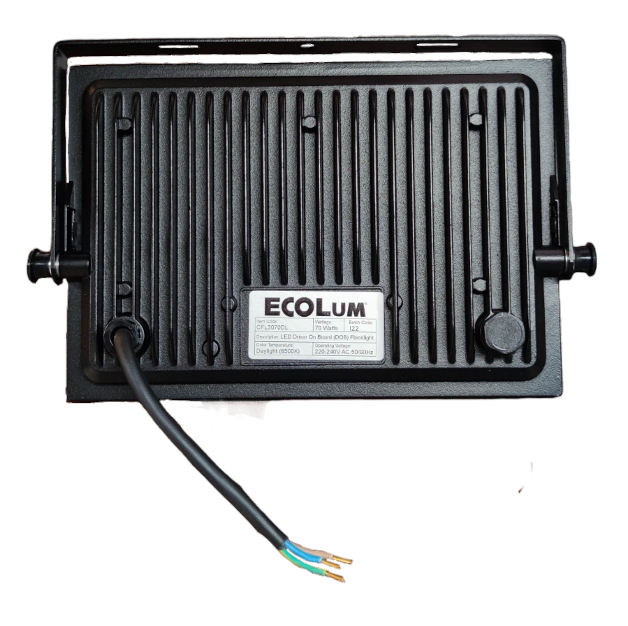Ecolum 70W LED Flood Light 220V Daylight 6500K CFL3070DL